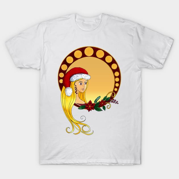 Lady Christmas T-Shirt by Home Cyn Home 